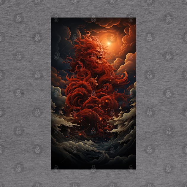 The Red Sun and the Ancient Gods by Sheptylevskyi